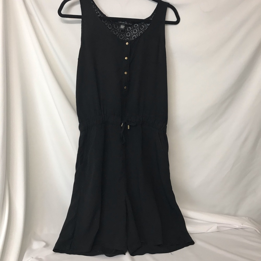 French Laundry black short romper